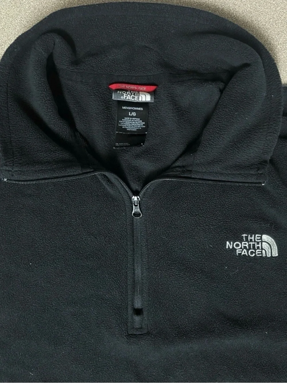 The North Face Black Quarter-Zip Fleece Pullover